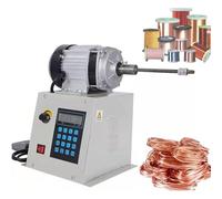 Avvolgitore Elettrico Cnc, Avvolgitore Automatico a Controllo Digitale, Avvolgitore Bobina 500W con Display Digitale e Interruttore a Pedale, Velocità e Inversione Regolabili, per Filo Smaltato Lenza
