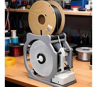 Avvolgitore elettrico con funzione Smart Start/Stop, avvolgimento ordinato per bobine da 1 kg, avvolgitore universale per filo di saldatura