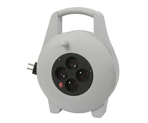 Avvolgitore elettrico domestico cassetta con manico, lunghezza 8 m