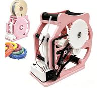 Avvolgitore Elettrico Per Bobine, Avvolgitore Industriale 3D Per Filamenti Con Avvio E Arresto Intelligenti, Per Filo Saldatura ≤4mm, Lana, Stoccaggio Senza Grovigli(Pink)