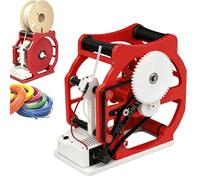 Avvolgitore Elettrico Per Bobine, Avvolgitore Industriale 3D Per Filamenti Con Avvio E Arresto Intelligenti, Per Filo Saldatura ≤4mm, Lana, Stoccaggio Senza Grovigli(Red)