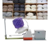 Avvolgitore elettrico per gomitoli, avvolgitore automatico per filati e spago, capacità massima 500 g, compatibile con nylon, filato metallico e lana, avvolgitore a mani libere per maglieria e