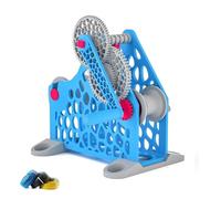 Avvolgitore for bobina di filamento 3D a manovella, design modulare rimovibile, riavvolgitore di materiali di consumo for fili del peso di 1 kg, uniforme di avvolgimento ordinato senza grovigli.