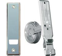 Avvolgitore Incasso con Placca Inox Zincato 12 m Int 185 mm 5 Pezzi