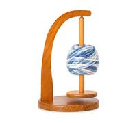 Avvolgitore Lana,Porta Gomitolo Uncinetto,HMCEY Yarn Holder Crochet | Materiale In Legno,Girevole,Magnetismo Duraturo,Elevata Resistenza Al Carico,Base Stabile,per Lavori A Maglia, Cucito