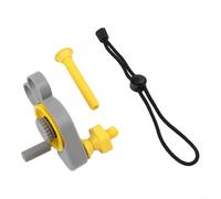 Avvolgitore leggero per mulinelli da pesca per baitcasting, rapporto di velocità 2,5x, migliora l'efficienza nel recupero e nella configurazione della lenza (grigio)
