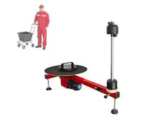 Avvolgitore Pallet Stretch Elettrico Industriale - Macchina per Imballaggio con Piatto Girevole Automatica Compatibile con Larghezza Film fino a 70cm, per Scatola Cartone Bagaglio Magazzino