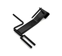 Avvolgitore per cinghie di fissaggio carico, acciaio verniciato a polvere nera, cinghie per argano del rimorchio a base piatta arrotolabile fino a 10,2 cm di larghezza, utilizzate in rimorchi, camion