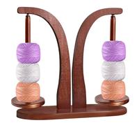Avvolgitore per lana, supporto per rotolo di filato, supporto magnetico per gomitoli di lana, per lana rotante, in legno, per lavori a maglia