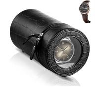 Avvolgitore per orologio portatile, scatola avvolgitore per orologio | Motore silenzioso Doppia alimentazione 3 modalità di rotazione con finestra in acrilico morbido e rigido per riporre orologi