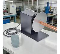 Avvolgitore per poster da 40 cm - Alta velocità 400 giri/minuto, direzione e velocità regolabili, diametro 175 mm, comando a pedale, ideale per carta da parati, tessuti, plastica e altro ancora.