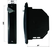 AVVOLGITORE SEMINCASSO COMPLETO Cintino mm. 20 mt. 5,5 (interasse fori mm. 155)