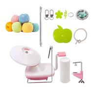 Avvolgitore silenzioso per filati, per realizzare in modo efficiente i gomitoli di lana, per realizzare gomitoli di lana, con controllo della tensione, compatto, in ABS resistente, regalo per