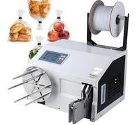 Avvolgitrice 2 in 1,legatrice avvolgitrice automatica,controllo display LCD HD,1 secondo/sigillatura,diametro fascio 5-30mm,per cavi di alimentazione,gancio e fascetta per sacchetto del pane,chiusura