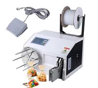 Avvolgitrice automatica, Macchina per fascette stringicavo a induzione touch screen, sigillatrice semiautomatica per chiusura sacchetto, sigillatura filo d'oro