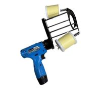 Avvolgitrice Avvolgitore for nastri for aria condizionata 12V, strumento di avvolgimento automatico for tubi ondulati in rame elettrico Con rotazione dell'avvolgimento ad alta precisione(C Type)