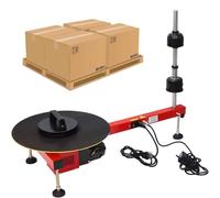 Avvolgitrice con film estensibile, avvolgitrice per pallet, avvolgitrice con film estensibile, velocità 50 giri/min, avvolgitrice per merci per cartoni/casse/pallet