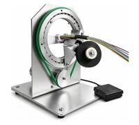 Avvolgitrice Elettrica Per Fili, Nastratrice Cablaggi, 10-1500 Giri/min | Base Metallica Da Banco Con Pedale, Anello Da 140 Mm E Marcia Avanti/indietro Per Cablaggi, Nastro O Film Estensibile.(Tape)