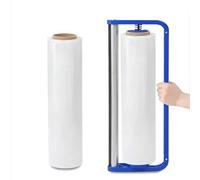 Avvolgitrice portatile estensibile, efficiente dispenser di film con estrattore tagliabile per imballaggi alimentari in ristoranti e supermercati