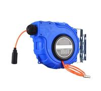 Avvolgitubo 10M 15M 20M Automotive Aria Avvolgitubo Tubo Pneumatico PU Tubo OD 8 MILLIMETRI ID 5 MILLIMETRI Bobina Retrattile Automatica Telescopica Tamburo Tubo PU8 * 5 Facile Da Usare(20M)