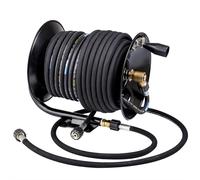 Avvolgitubo ad alta pressione con tubo DN8 da 30 m compatibile con Kärcher al...
