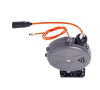 Avvolgitubo ad aria resistente, 10 m, con riavvolgimento automatico a parete, compressore d'aria retrattile, manutenzione automobilistica, garage, attrezzatura per studio domestico