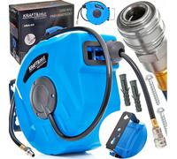 Avvolgitubo Aria Compressa 10m Retrattile Automatico Tubo Gomma Pneumatico 8x12