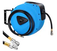 Avvolgitubo Aria Compressa ABS Tubo pvc 20mt Attacco 1/4 Riavvolgimento automati