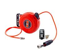 Avvolgitubo 'aria retrattile - Avvolgitore retrattile Automatico, Avvolgitore Tubo Compressore D'aria Girevole A 180°, Design Chiuso A prova di perdite Per Officina Garage E Riparazione Aut