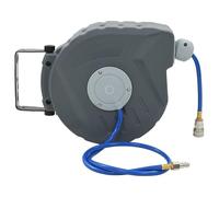 Avvolgitubo automatico ad aria compressa, 1/4", 12 m, per officina e garage, robusto, salvaspazio e facile da usare, ideale per artigiani e hobbisti
