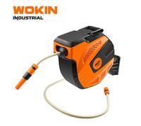 AVVOLGITUBO IRRIGAZIONE AUTOROLL WOKIN PLASTICA +TUBO 1/2 MT 15 +1,5 RACCORDI