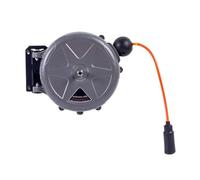 Avvolgitubo Automatico Retrattile For Aria Compressa Con Tubo Del'aria Da 10 M A Lenta Retrazione For Lavaggio Auto All'aperto, Officina, Garage, Irrigazione Del Giardino(Gray)
