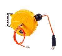 Avvolgitubo Automatico Retrattile For Aria Compressa Con Tubo Del'aria Da 10 M A Lenta Retrazione For Lavaggio Auto All'aperto, Officina, Garage, Irrigazione Del Giardino(Yellow)