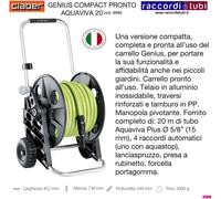 Avvolgitubo CLABER genius compact pronto aquaviva 20' art. 8985