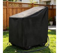 Avvolgitubo da Giardino Copertura Carrello 30,3 x 26,3 x 35 in Nero 210D Oxford