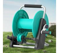 Avvolgitubo da Giardino for Acqua Resistente, Portatubo Portatile con Guida Integrata, for Lavaggio Auto Esterno, Irrigazione, Riempimento Piscine