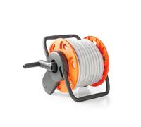 Avvolgitubo da giardino in metallo completo di tubo 15 mt baby plus