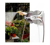 Avvolgitubo da giardino versatile, supporto per tubo da parete, avvolgitubo resistente, scatola per tubo rimovibile, facile da usare, per esterni, 98.4ft / 30 m