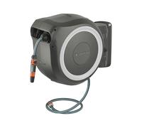 AVVOLGITUBO GARDENA RollUp L - plastica e acciaio, impermeabile, tubo 30m, rotazione 180°, grigio