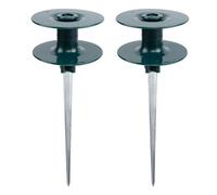 Avvolgitubo guida tubo con punta in metallo zincato resistente rullo liscio stoc