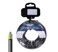 Avvolgitubo H05VV-F 3x1mm, nero 10m: ideale per uso domestico e professionale. Flessibile e resistente, perfetto per applicazioni elettriche interne ed esterne.