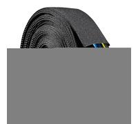 Avvolgitubo idraulico, manicotto in nylon per tubo flessibile - involucro tagliabile per gestione cavi HVAC, condizionamento, manutenzione industria, officina, garage all'aperto