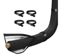 Avvolgitubo isolante, Kit copertura tubo AC, Scudo termico regolabile con strato impermeabile, Set manicotti di raffreddamento con protezione antipolvere, Design avvolgente a risparmio energetico, Cop
