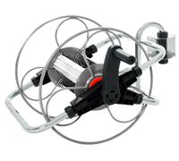 Avvolgitubo Manuale da Muro 50 mt in Acciaio Agrati Grigio