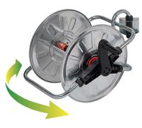 Avvolgitubo Manuale da Muro 50 mt in Acciaio Zincato 130 IT Agrati