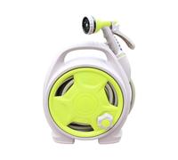Avvolgitubo Mini Carrello Portatile For Avvolgitubo For Tubi Da Giardino Con Pistola A Spruzzo D'acqua Set Agricolo For Giardino Domestico, Carrello For Lavaggio Auto, Tubo For Autolavaggio(Green)