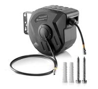 Avvolgitubo per aria compressa STAHLWERK 10+1 m con riavvolgimento automatico, fino a 8 bar attacco rapido standard larghezza nominale 7,2 mm funzione snap, robusto alloggiamento