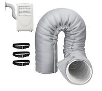 Avvolgitubo per condizionatore d'aria | Copertura isolata antipolvere per tubo AC | Appartamento con rivestimento protettivo per tubo di scarico del condizionatore d'aria resistente ai raggi UV