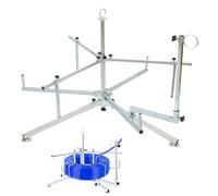 Avvolgitubo per Riscaldamento a Pavimento, Srotolatore per Tubi di PEX Altezza 75-100 cm Professionale Decoiler per Tubi PEX PERT ALPEX Copex Cavi, Portata fino a 200 kg e 600m