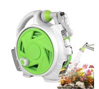 Avvolgitubo per Yard 7-Mode Retrattile Attrezzatura Lavaggio Auto | Avvolgitubo portatile per giardino, cortile, prato, patio, garage, terrazza, vialetto, balcone, piscina